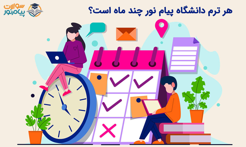 مدت زمان هر ترم دانشگاه پیام نور چقدر است؟